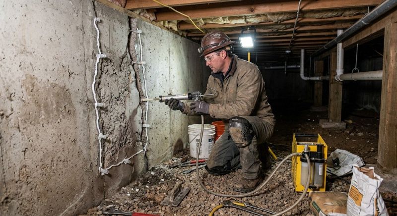 Basement Foundation Repair in Pennsburg, PA