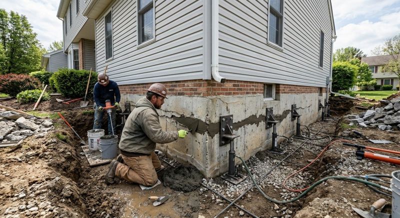 Basement Foundation Repair in Pottstown, PA