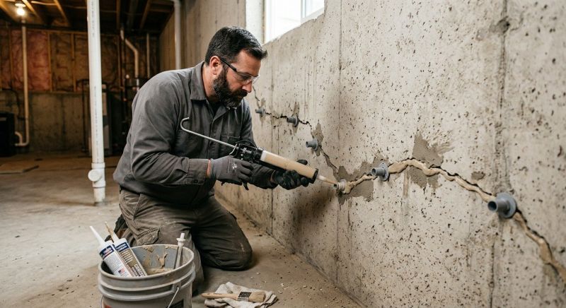 Basement Foundation Repair in Wycombe, PA