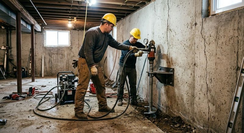 Basement Stabilization in Montgomery County, PA