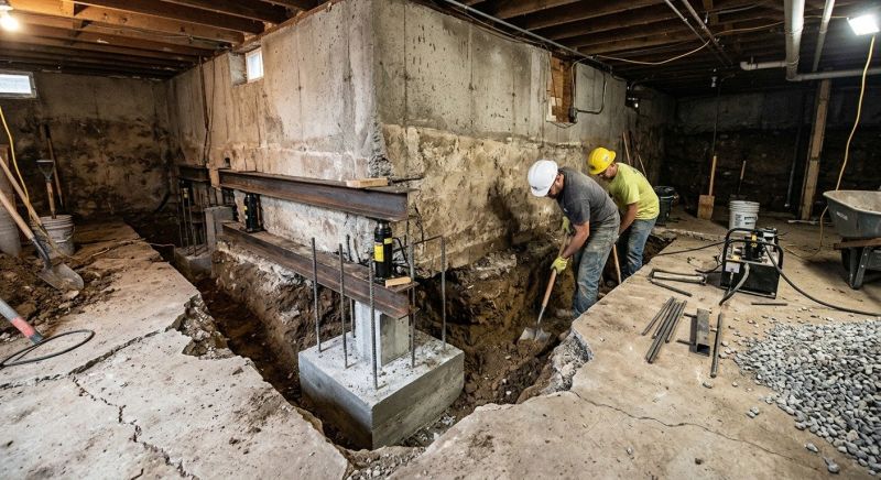 Basement Underpinning in Montgomery County, PA