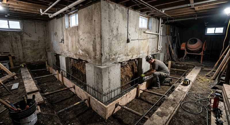 Basement Underpinning in Montgomery County, PA