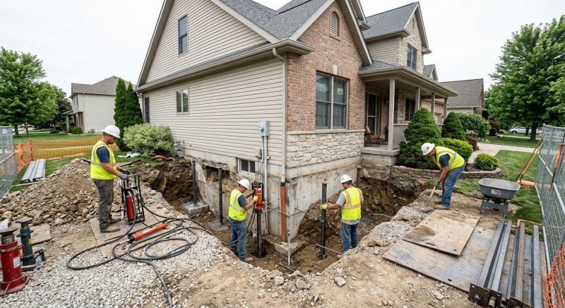 Building Foundation Repair in Cheltenham, PA