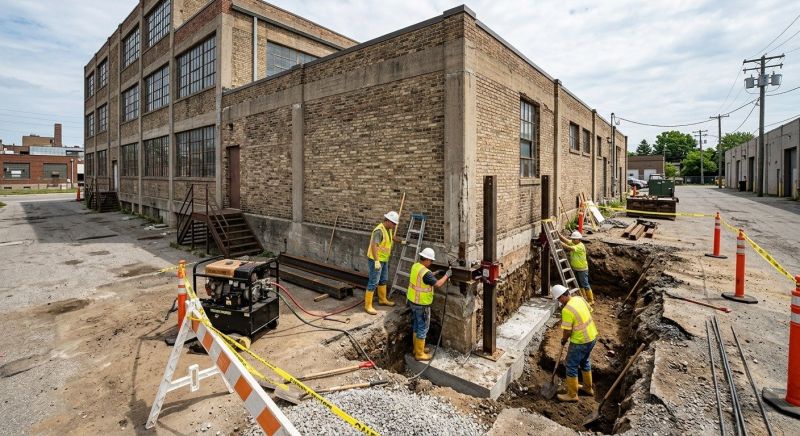 Building Foundation Repair in New Hope, PA