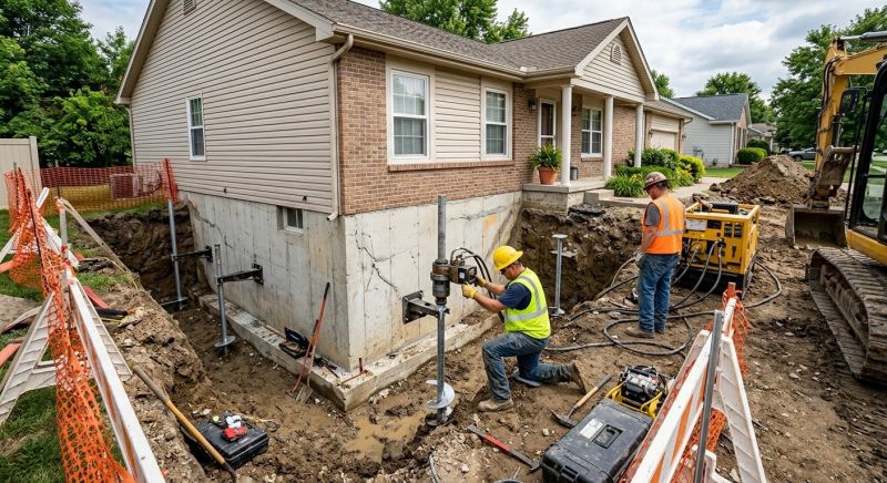 Building Foundation Repair in Norristown, PA