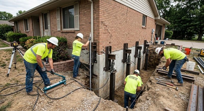 Concrete Foundation Leveling in Fairless Hills, PA