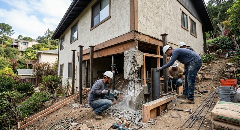 Concrete Foundation Repair in Berwyn, PA