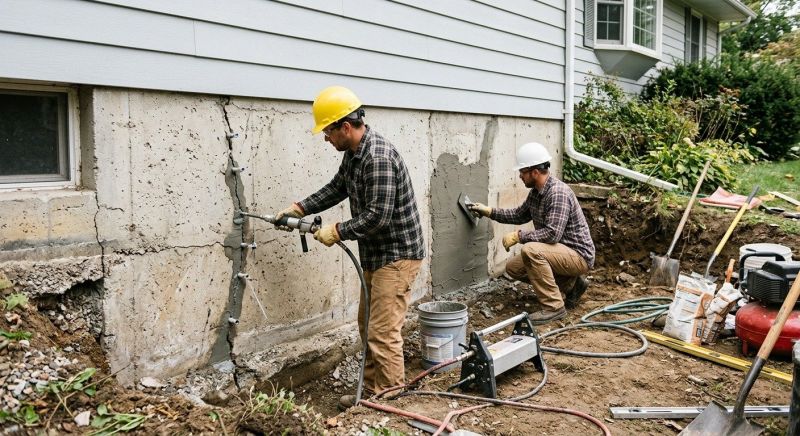 Concrete Foundation Repair in Dresher, PA