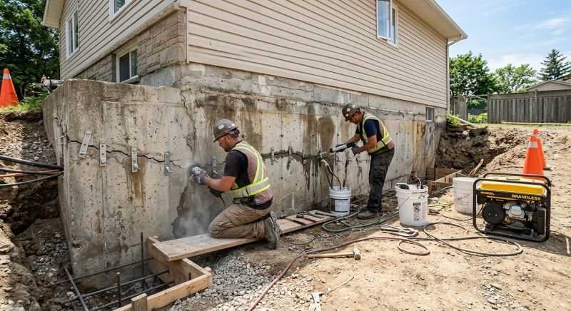 Concrete Foundation Repair in Drexel Hill, PA