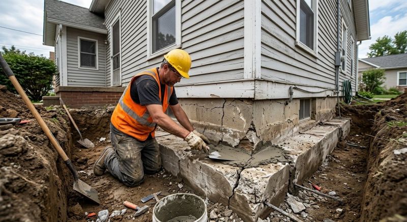 Concrete Foundation Repair in Fort Washington, PA
