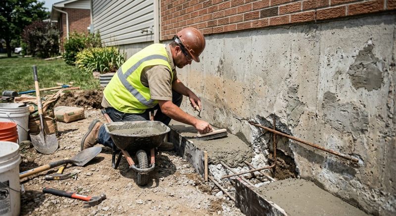 Concrete Foundation Repair in Green Lane, PA