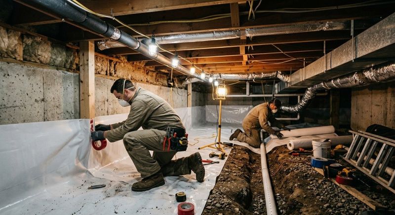 Crawl Space Leveling in Montgomery County, PA
