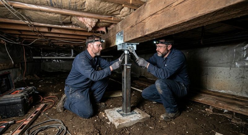 Crawlspace Foundation Repair in Blue Bell, PA