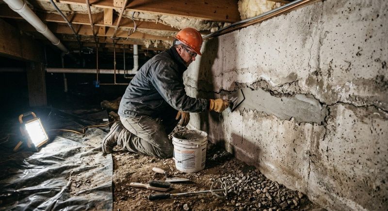Crawlspace Foundation Repair in Dresher, PA