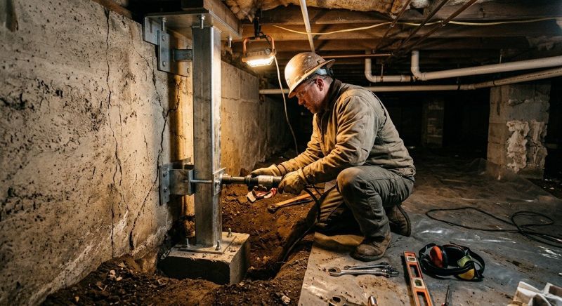 Crawlspace Foundation Repair in East Greenville, PA