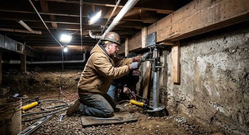 Crawlspace Foundation Repair in Gilbertsville, PA