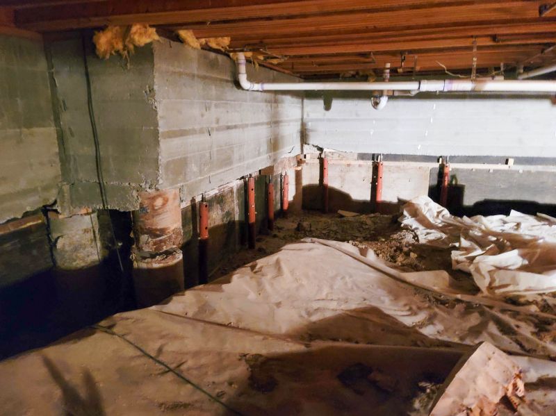 Crawlspace Foundation Repair in Gilbertsville, PA