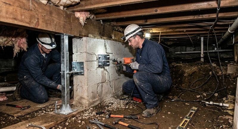 Crawlspace Foundation Repair in Hatfield, PA