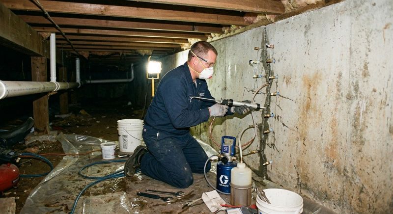 Crawlspace Foundation Repair in Lafayette Hill, PA
