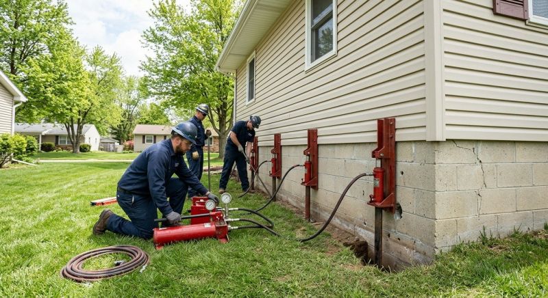 Foundation Jacking in Broomall, PA