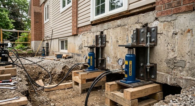 Foundation Jacking in Gladwyne, PA