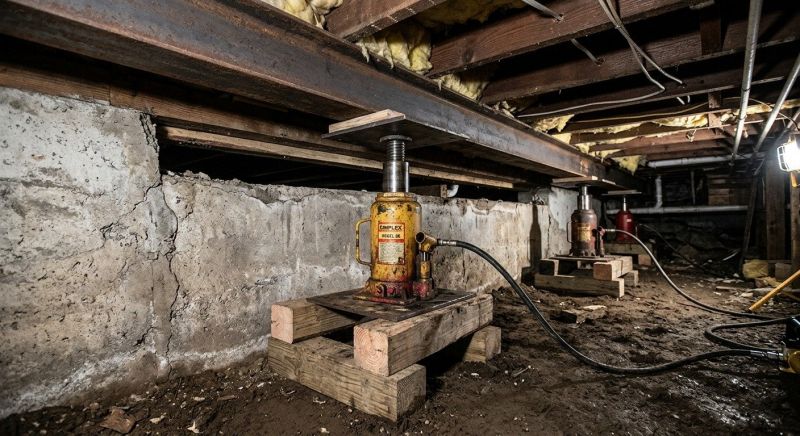 Foundation Jacking in Hatboro, PA