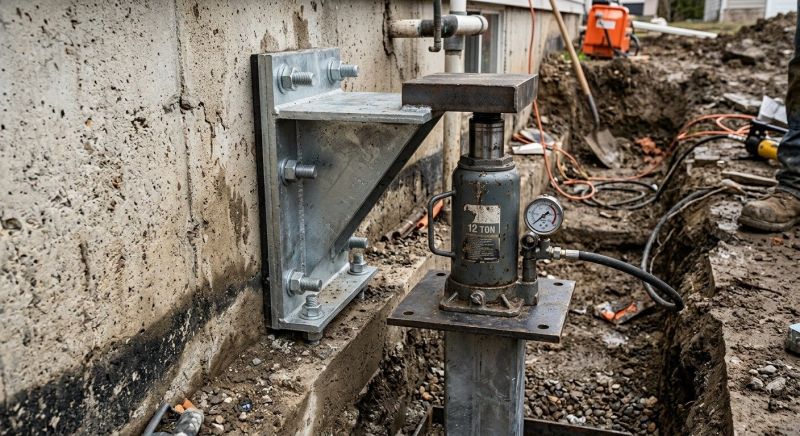 Foundation Jacking in Huntingdon Valley, PA