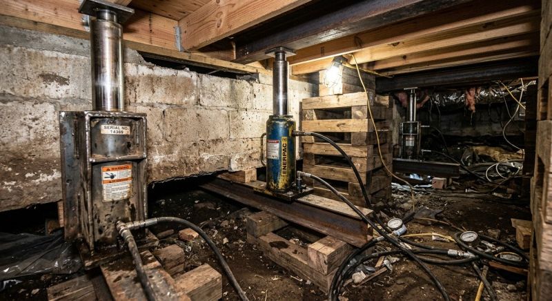 Foundation Jacking in Media, PA