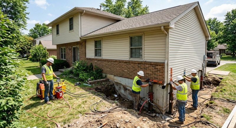 Foundation Jacking in Telford, PA