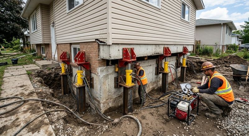 Foundation Lifting in Camden, NJ
