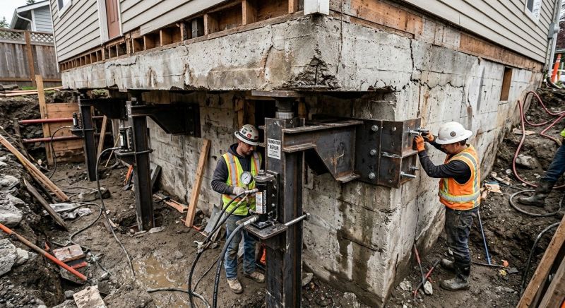 Foundation Lifting in Camden, NJ