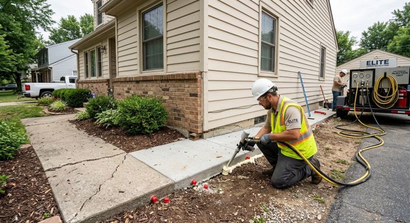 Foundation Lifting in Green Lane, PA