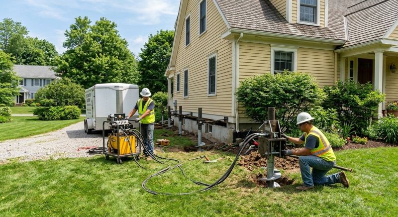Foundation Lifting in Montgomery County, PA