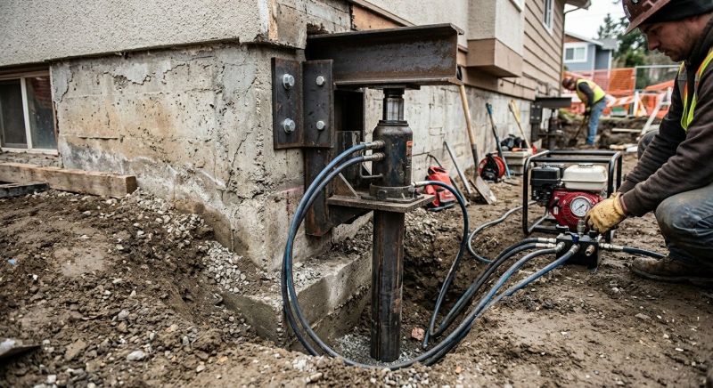Foundation Lifting in Pennsauken, NJ