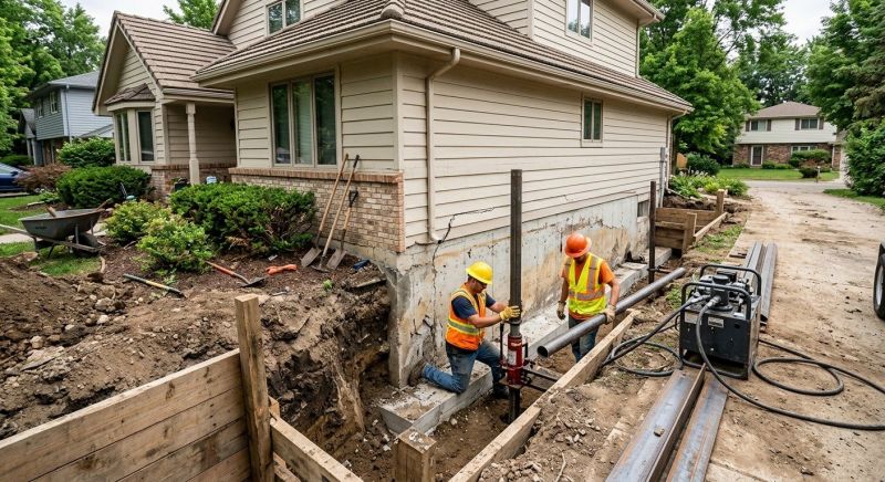 Foundation Repair in Bristol, PA