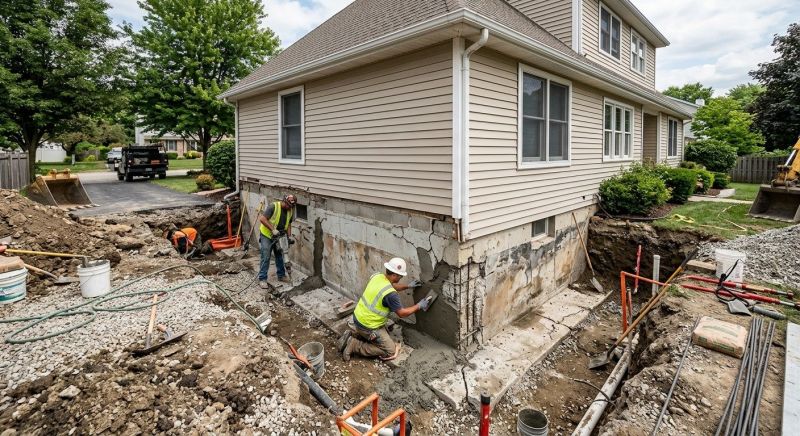 Foundation Restoration in Montgomery County, PA