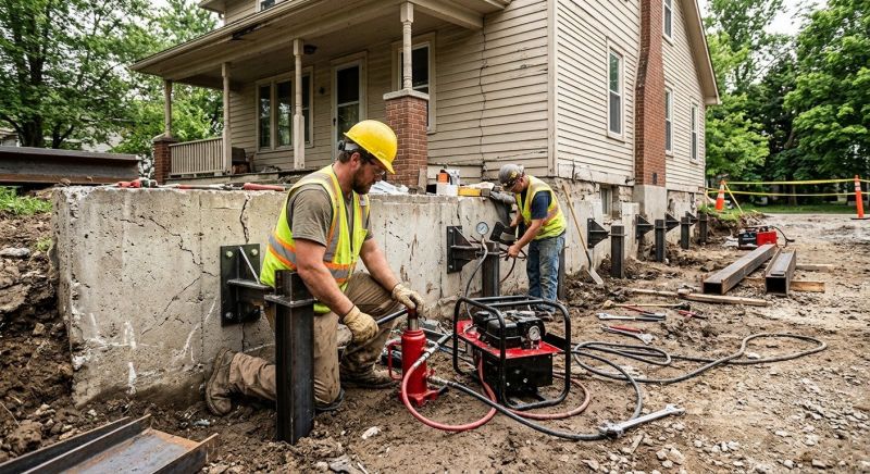 Foundation Stabilizing in Drexel Hill, PA