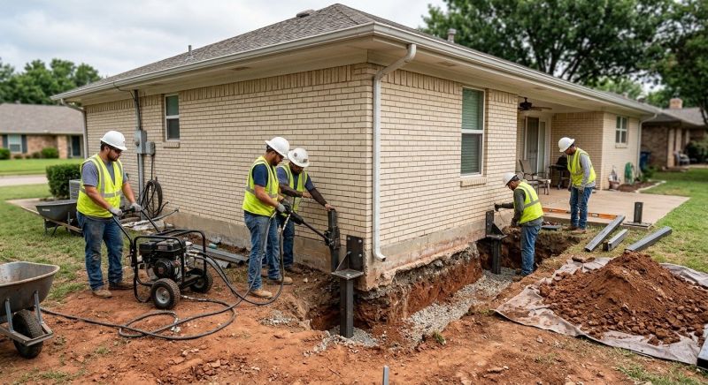 Foundation Stabilizing in Emmaus, PA