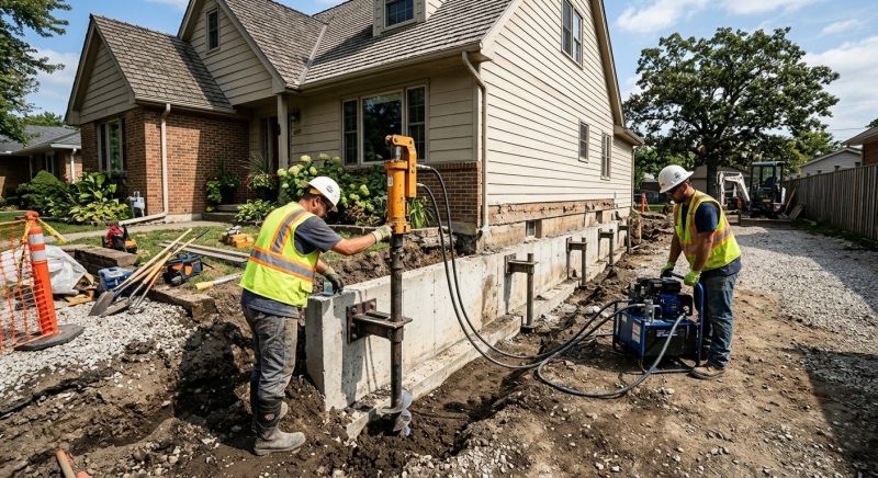 Foundation Stabilizing in Montgomery County, PA