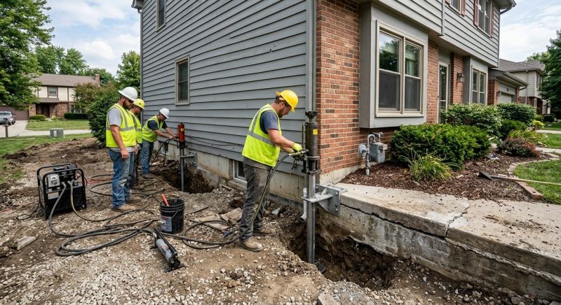 Foundation Stabilizing in Norristown, PA