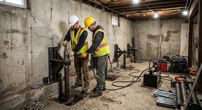 Foundation Stabilizing in Quakertown, PA