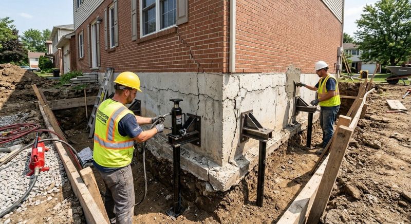 Foundation Structural Repair in Harleysville, PA