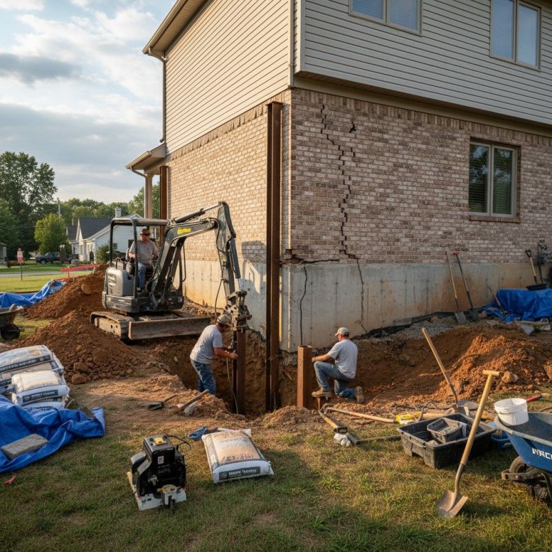 Foundation Structural Repair in Media, PA