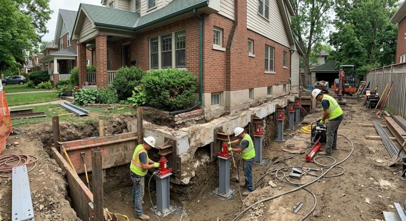 Foundation Underpinning in Montgomery County, PA