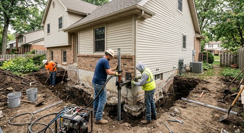 Home Foundation Repair in Berwyn, PA