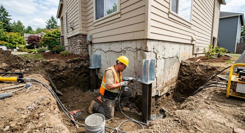 Home Foundation Repair in Gilbertsville, PA