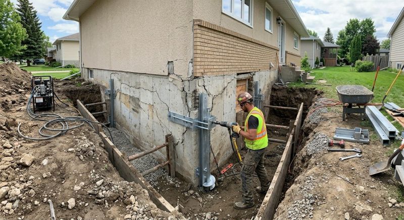 House Foundation Repair in Riverton, NJ