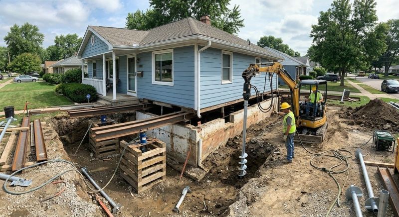 House Underpinning in Montgomery County, PA