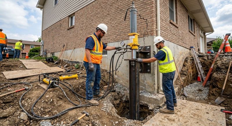 Settling Foundation Service in Coopersburg, PA