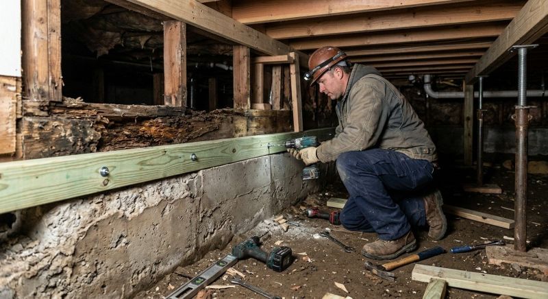 Sinking Foundation Repair in Berwyn, PA